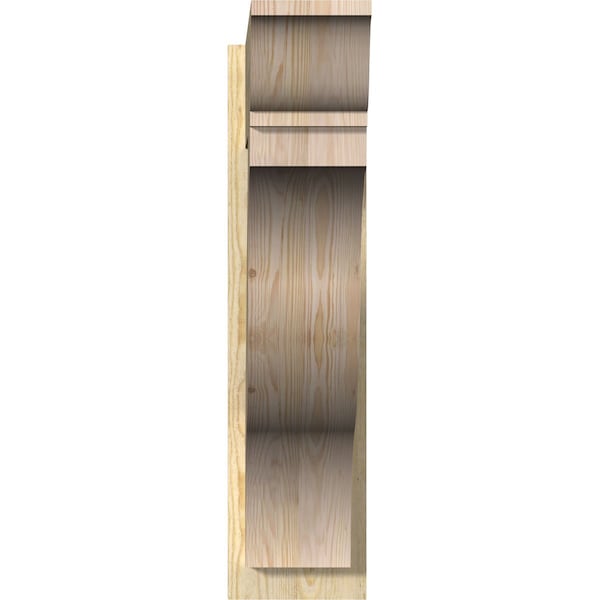 Funston Rough Sawn Traditional Outlooker, Douglas Fir, 8W X 32D X 32H